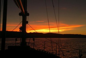 Sonnenuntergangsstimmung
